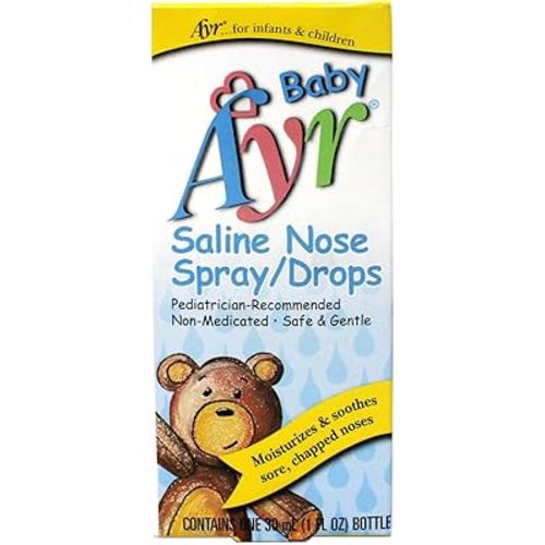 AYR Baby Saline Nasal Spray/Drops, 1 Oz