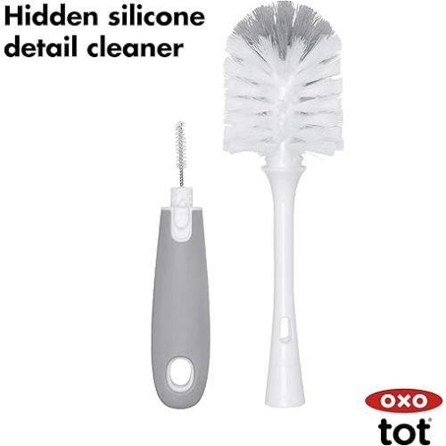 OXO Tot Bottle Brush with Stand, Bottle Cleaner