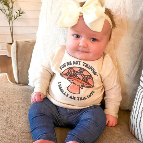 You're Not Trippin' I Really Am This Cute Mushroom Pullovers (Baby/Toddler)