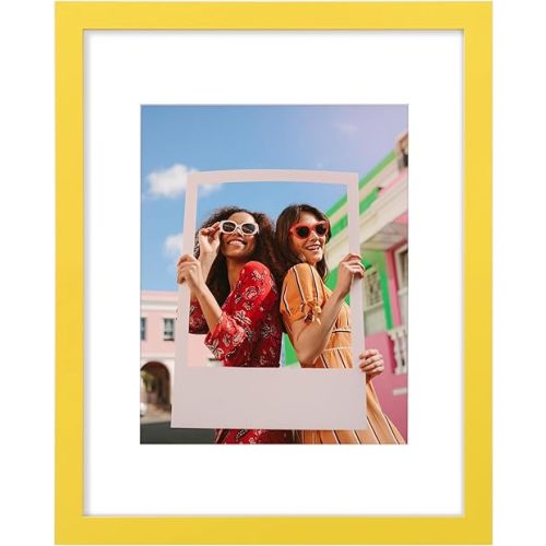 Vittanly 11x14 Picture Frame, Yellow, 1 Pack