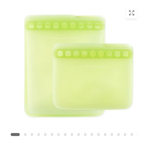 Sage Silicone Storage Bags | Reusable Food & Freezer Bags | Bumkins