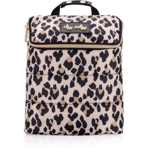 Itzy Ritzy Lightweight Insulated Bottle Bag – Keeps Bottles Warm or Cool - Holds 3 Bottles and Features Interior Pocket for Ice Pack (Not Included), Leopard