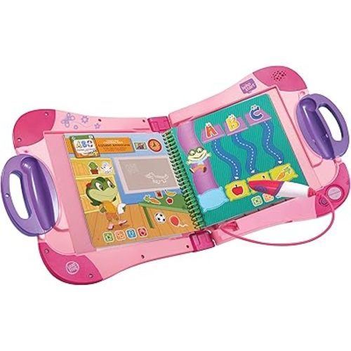 LeapFrog LeapStart Electronic Book, Educational and Interactive Playbook Toy for Toddler and Pre School Boys & Girls 2, 3, 4, 5, 6, 7 Year Olds, Pink