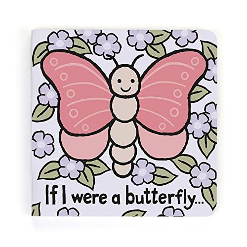 Jellycat If I were a Butterfly: A Touch and Feel Board Book Children's Book - Baby Gift