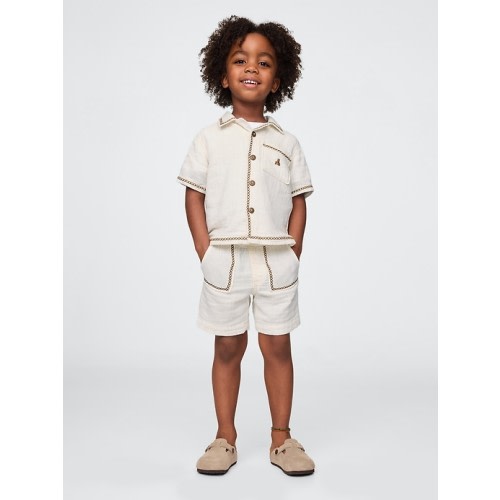 Baby & Toddler Crinkle Gauze Outfit Set