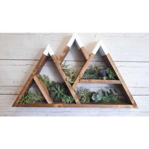 Kids Wood Mountain Shelf - Wood Mountain Shelf - Wall Hangings - Rustic Decor - Nursery Room Decor - Home Decor - Floating Shelf