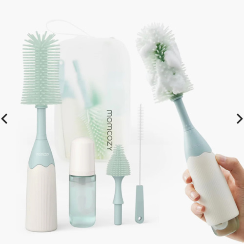 Momcozy Innovative Push-Press Design Bottle Brush Kit