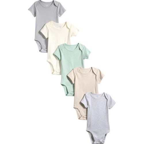 Avery Assorted 5-Pack Bodysuits, 6-9M