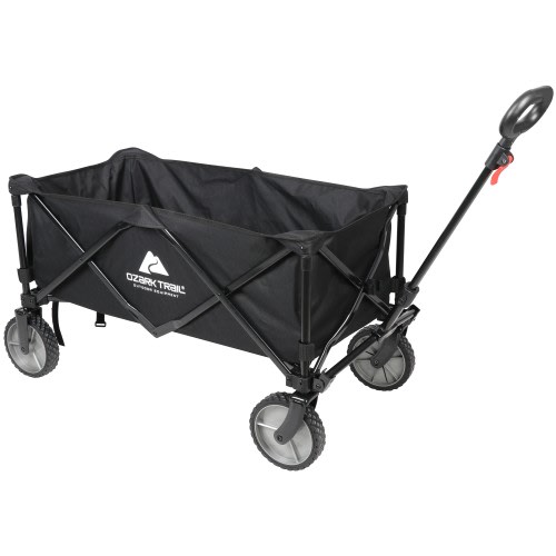 "Ozark Trail 24"" Multi-Purpose Big Bucket Utility Cart Wagon, Black"
