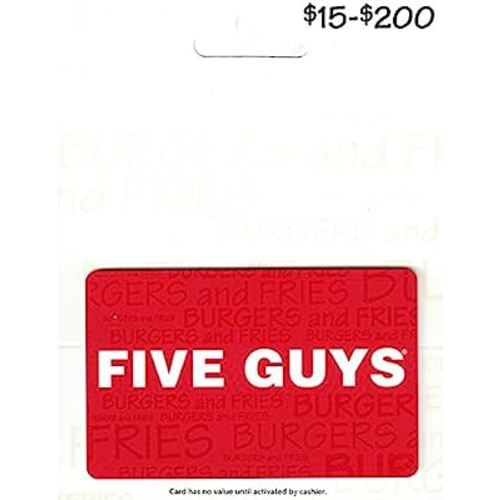 Five Guys Gift Card