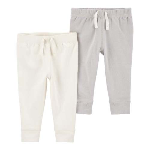 Baby Grey 2-Pack Pull-On Pants - Carter's | Carter's