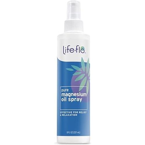 Life-Flo Pure Magnesium Oil | 100% Pure Magnesium Chloride Spray from Ancient Zechstein Seabed | For Relaxing & Rejuvenating Muscles & Joints | 8 oz