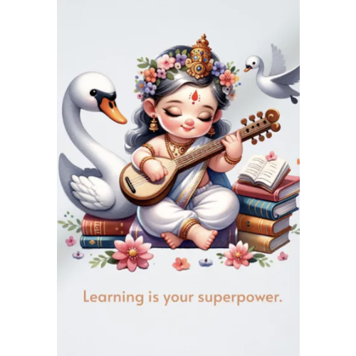 Nursery Hindu God Wall Art South Asian Children Art Hindu God Canvas Ganesh Lakshmi Laxmi Durga Saraswati Hanuman Devi Baby Room Wall Art