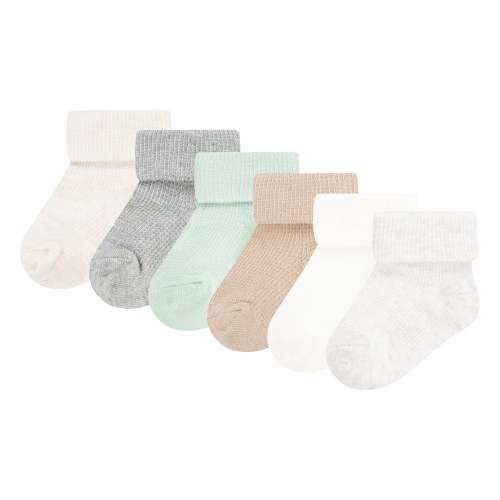 Huggies Baby Boys' Waffle Socks 6-Pack, 0M-6M