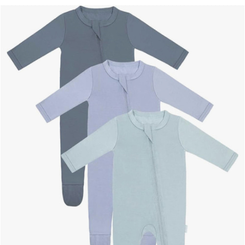 RRP Unisex Baby Footies Pajamas,Rayon Derived From Bamboo,Buttery Soft Sleep 'N Play PJs,2-Way Zipper Closure,0-18 Months