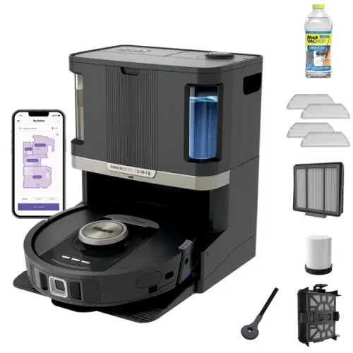 Shark PowerDetect 2-in-1 Robot Vacuum & Mop with NeverTouch Pro Self-Cleaning Base