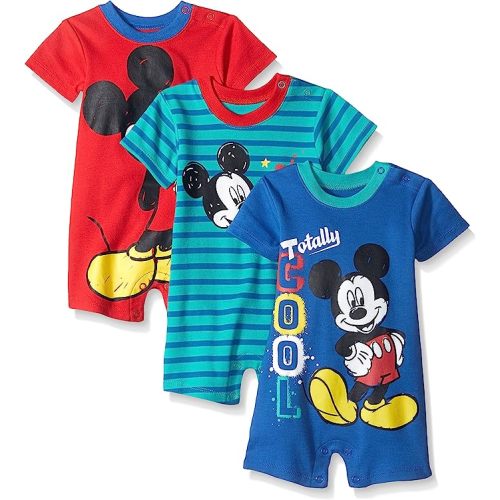 12 month Mickey 3 Pack Rompers