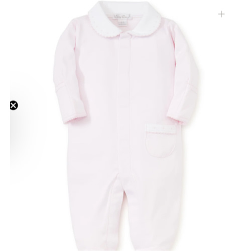 Pink Kissy New Beginnings Footie w/Collar
