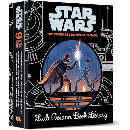 The Complete Skywalker Saga: Little Golden Book Library (Star Wars) Hardcover – Picture Book, September 22, 2020