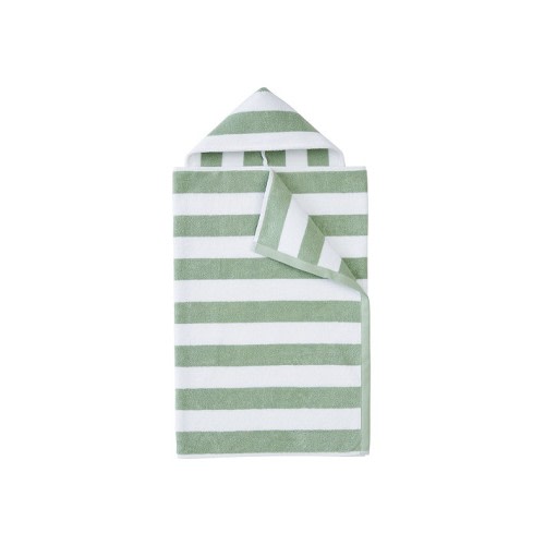Rugby Stripe Kid Hooded Towels