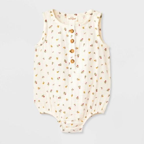 Baby Girls' Gauze Romper - Cat & Jack™