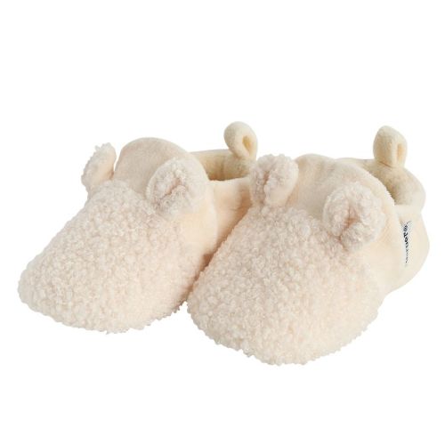 Gerber Baby Cozy Booties - Ivory - 0-3 Months