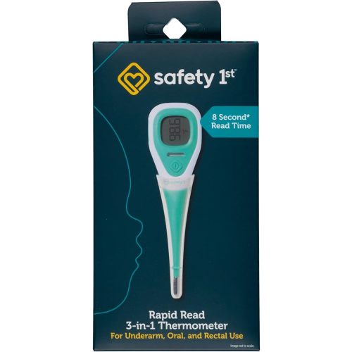 Safety 1st Rapid Read 3-In-1 Thermometer, Aqua, One Size