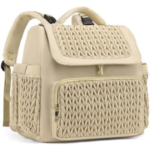 Diaper Bag Backpack, Baby Bag with Changing Pad, Travel Waterproof Diaper Bag Tote, Newborn Essentials Must Haves, Baby Shower Gifts for boys & Girls, Brown Taupe