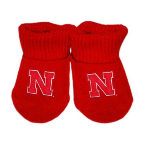 University of Nebraska - Lincoln Infant Booties