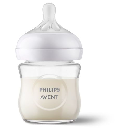 Avent Natural Response Glass Baby Bottle 120ML