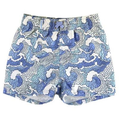Ruggedbutts Boys Swim Trunks - Ocean Camo, 18-24 Months