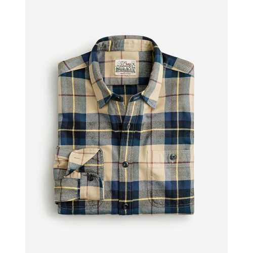 J.Crew: Midweight Flannel Workshirt In Regenerative Cotton For Men