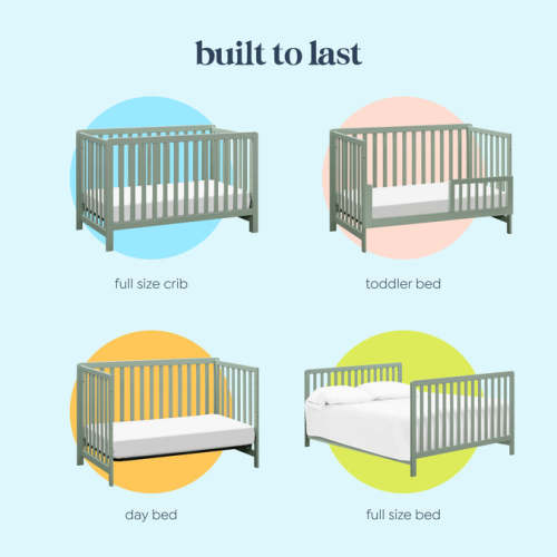 Carter's Colby 4-in-1 Low-Profile Convertible Crib – DaVinci Baby