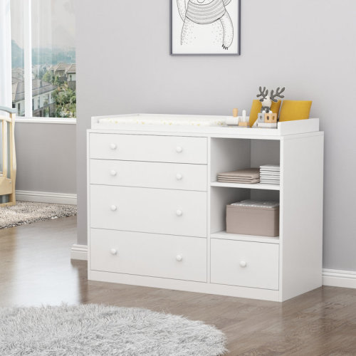 Harriet Bee Hamna Changing Table Dresser & Reviews | Wayfair