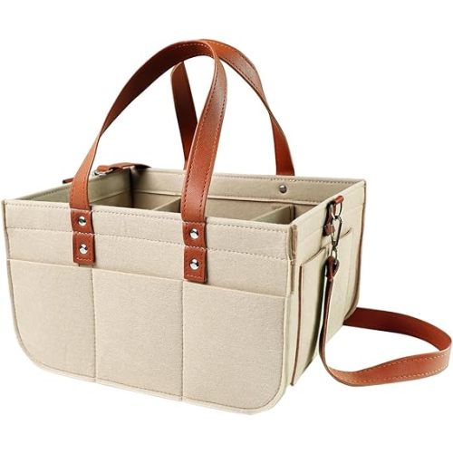 NeulSun Baby Nappy Caddy, Large Diaper Caddy Organizer, Storage Basket for Babies, Portable Holder Tote Bag for Changing Table Car Travel Newborn Essentials .Baby Gift Accessories : Amazon.com.au: Baby