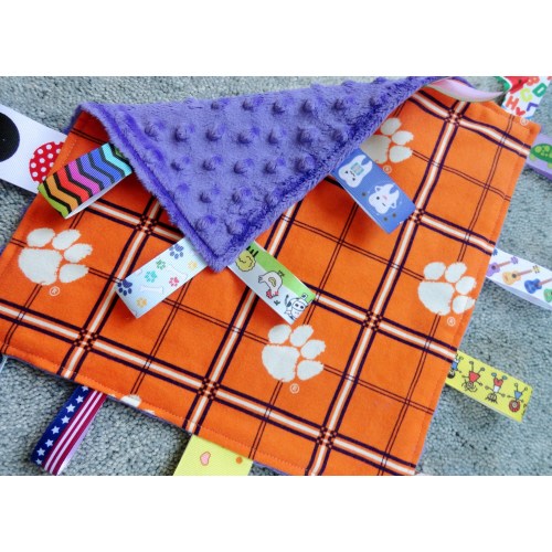 Clemson University/Clemson Sensory Lovey/Clemson Tigers - Lovey Style