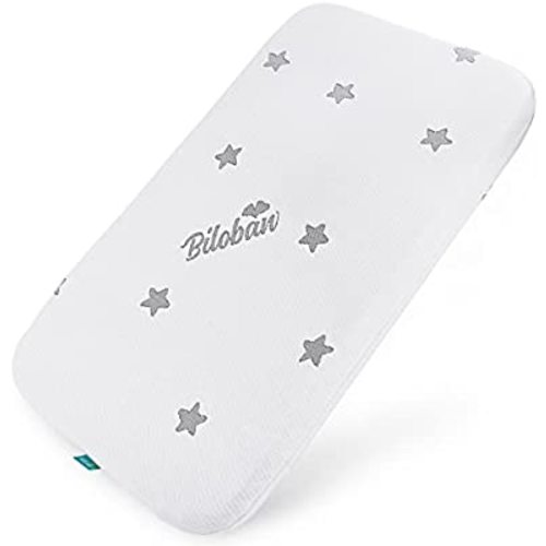 Waterproof Bassinet Mattress Topper Compatible with Ingenuity Dream & Grow Bedside Bassinet, Baby Foam Mattress with Removable Zippered Bamboo Cover