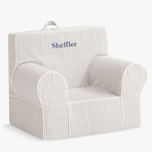 Anywhere Chair®, Oatmeal Oxford Stripe