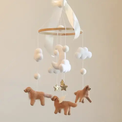Custom Dog Baby Mobile