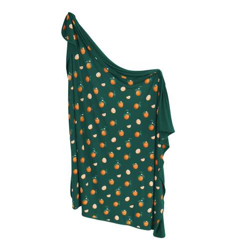 Swaddle Blanket in Orange