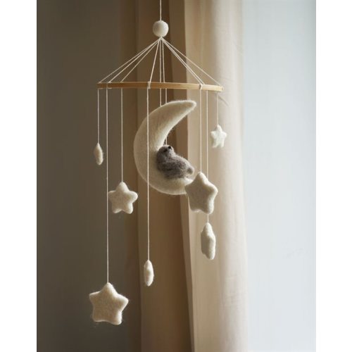 Bunny Rabbit Moon Mobile