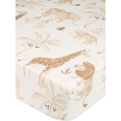 Cotton Sateen Fitted Crib Sheet