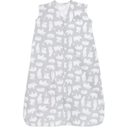 HALO SleepSack, 100% Cotton Wearable Blanket, Swaddle Transition Sleeping Bag, TOG 0.5, Polar Bears, Medium, 6-12 Months