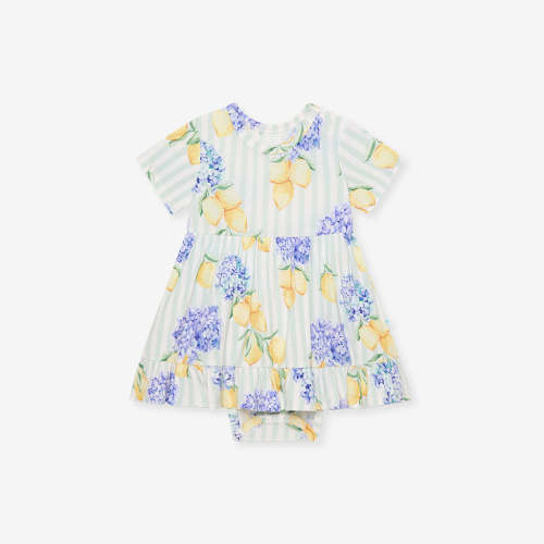 Nicola Ruffled Twirl Bodysuit Dress