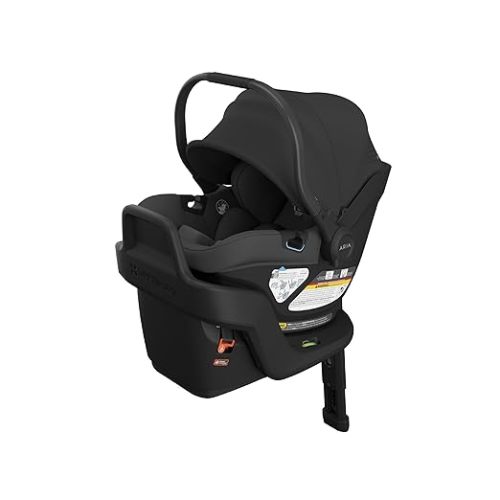 UPPAbaby Aria V2 Lightweight Infant Car Seat - Jake (Charcoal/Black Leather)