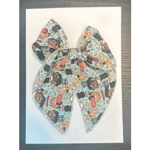 Cars Character large sailor bow on clip!