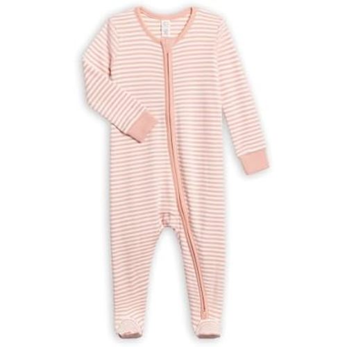 Colored Organics Baby Organic Cotton Peyton Zip Up Footed Sleeper