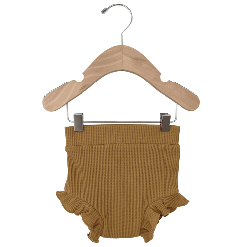 Organic Waffle Ruffle Bloomer, Honey