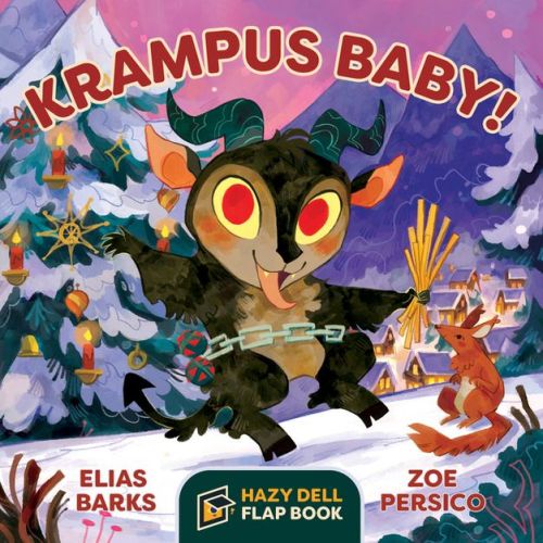 Krampus Baby! - (hazy Dell Flap Book) By Elias Barks (board Book)
