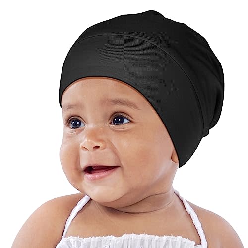 OLESILK Silk Baby Bonnet for 0-6 6-12 Months - 100% Mulberry Silk Toddler Hair Bonnet, Adjustable Night Cap for Sleeping